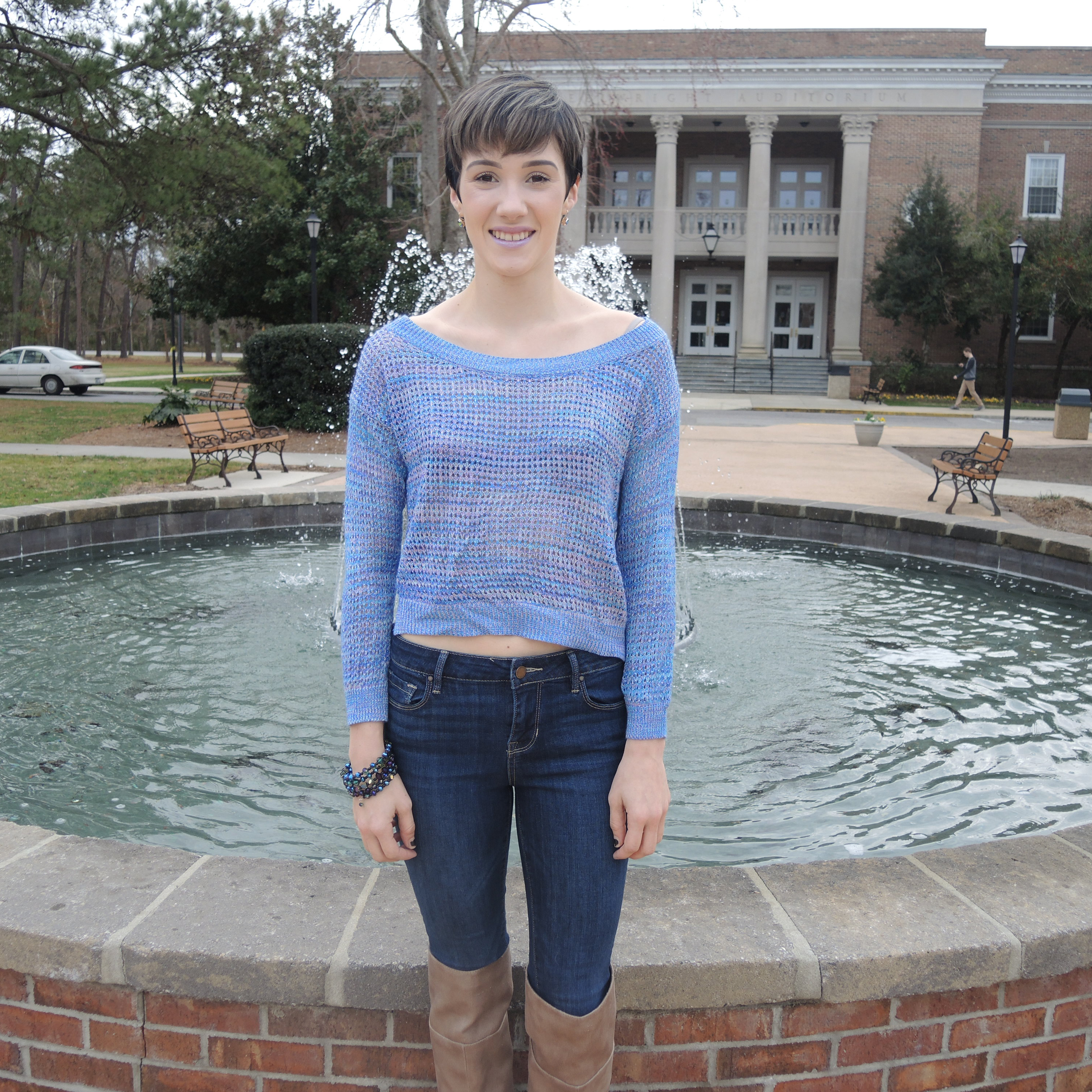 Katie serves as the editor-in-chief for The Chanticleer.